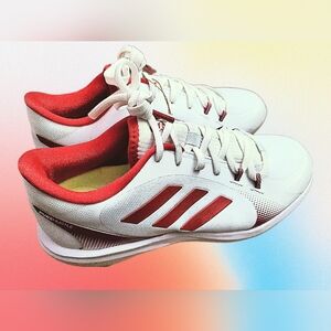 Adidas PureHustle 2 Low Metal Fastpitch Softball Cleats, Various Szs NWT